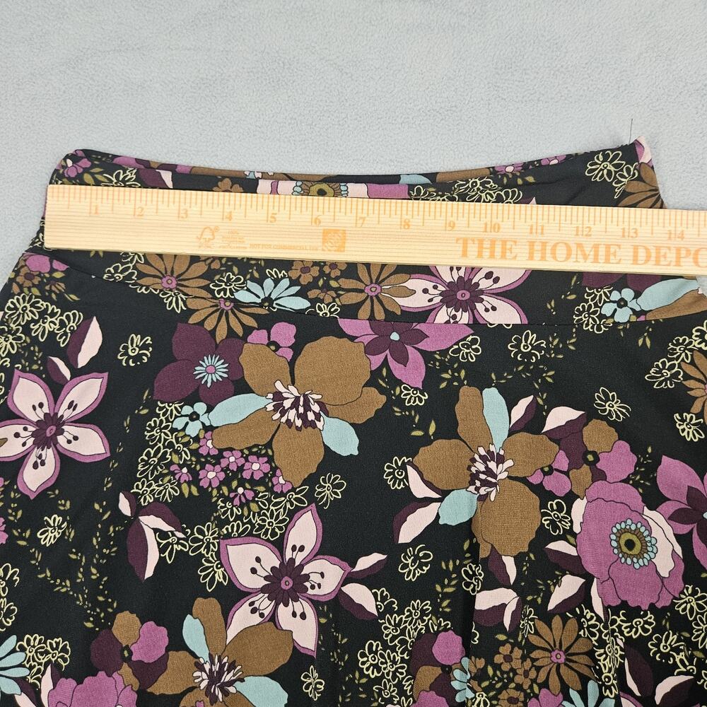 Y2K Star City Floral Skirt Small Fairy Handkerchief Hem Boho Mini Whimsigoth - Picture 8 of 11